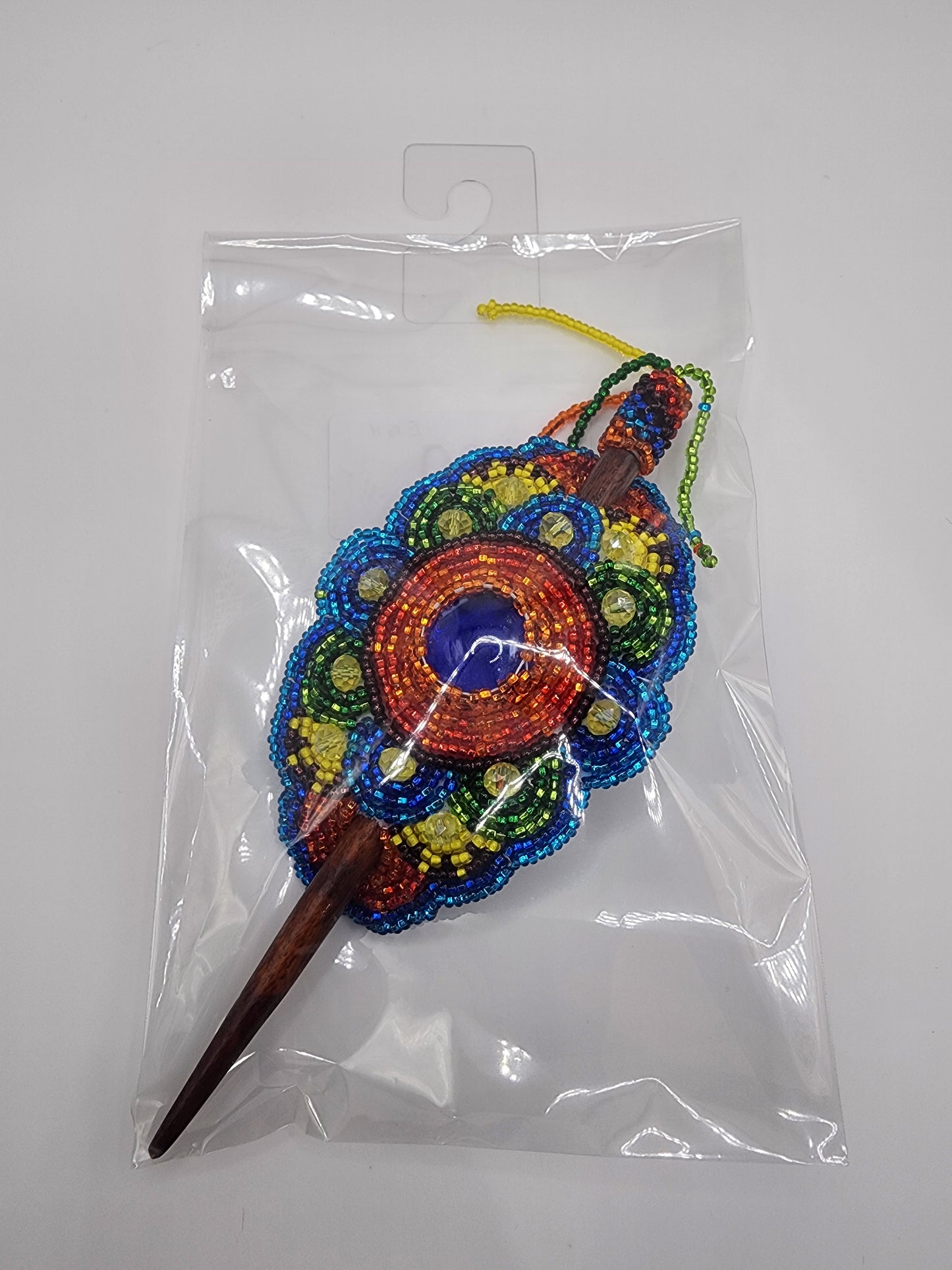 Large - Beaded - Stick Hair Clips - Assorted Colours