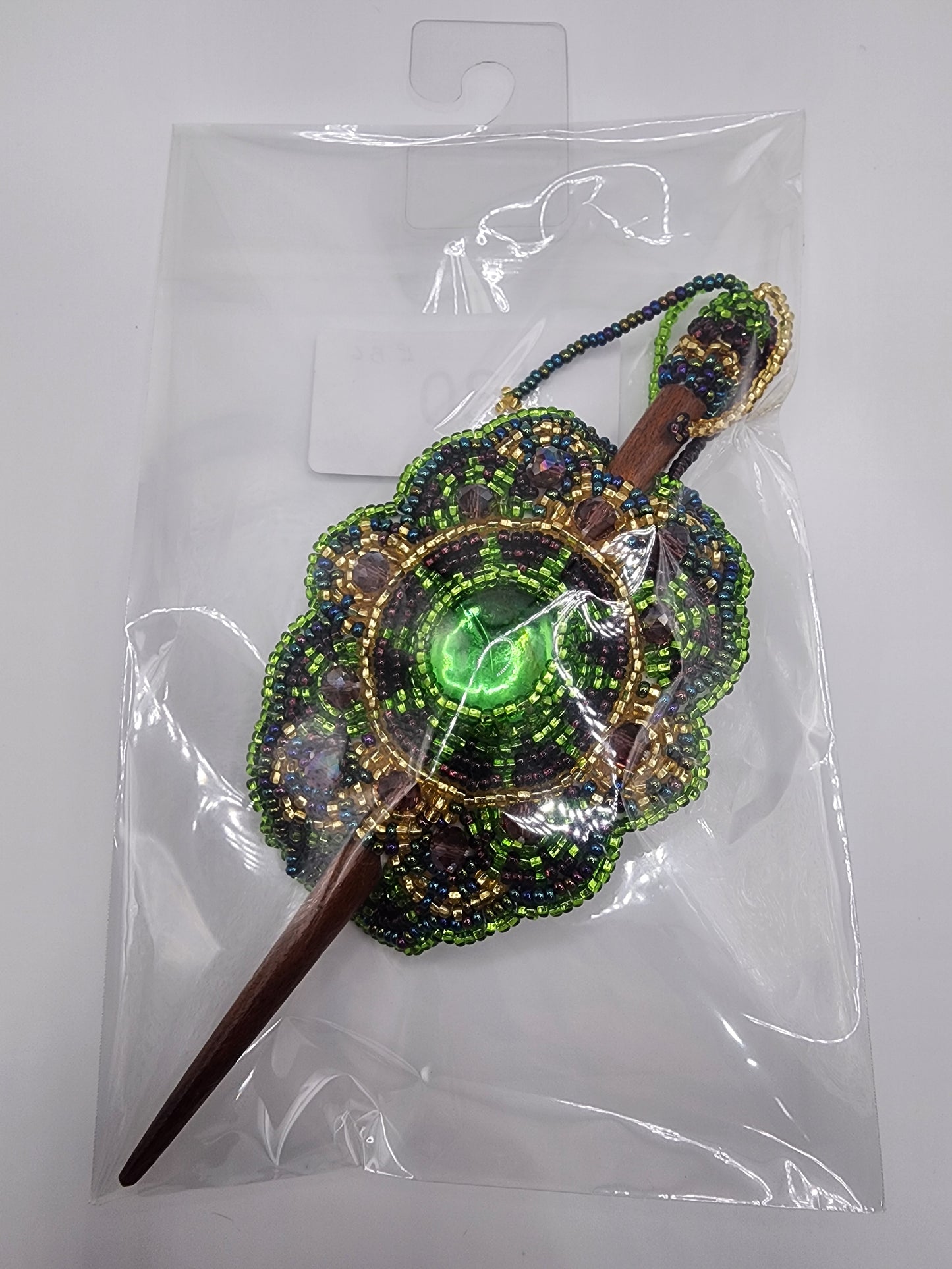 Large - Beaded - Stick Hair Clips - Assorted Colours