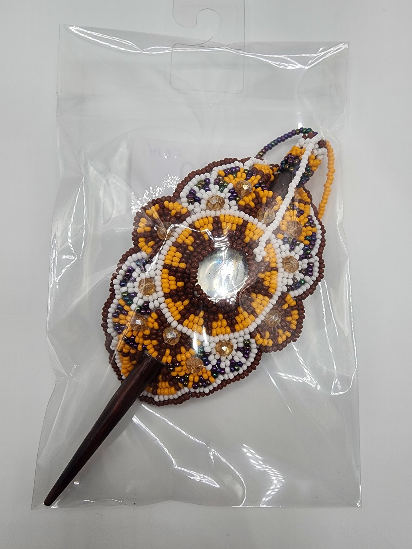 Large - Beaded - Stick Hair Clips - Assorted Colours