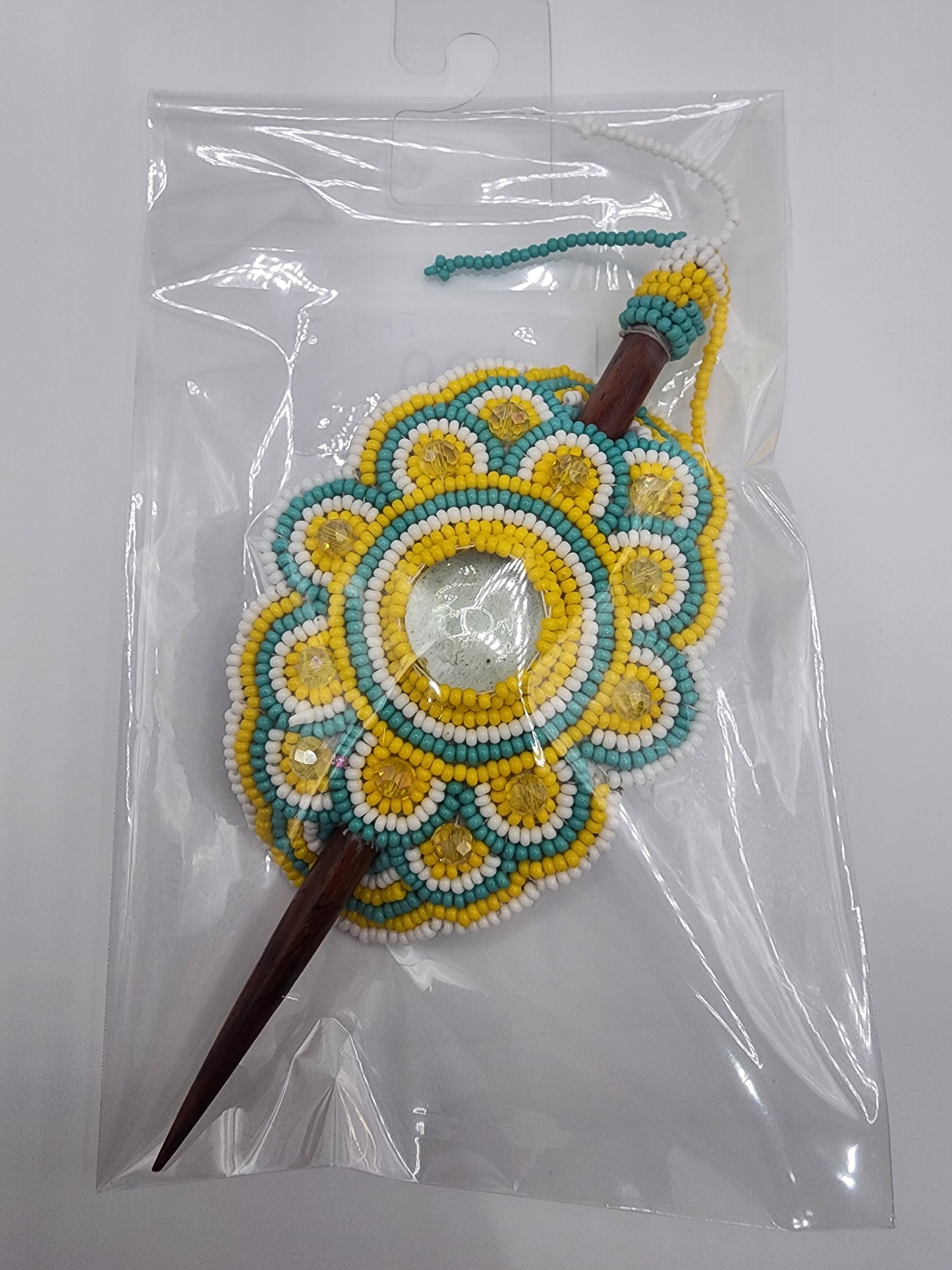 Large - Beaded - Stick Hair Clips - Assorted Colours