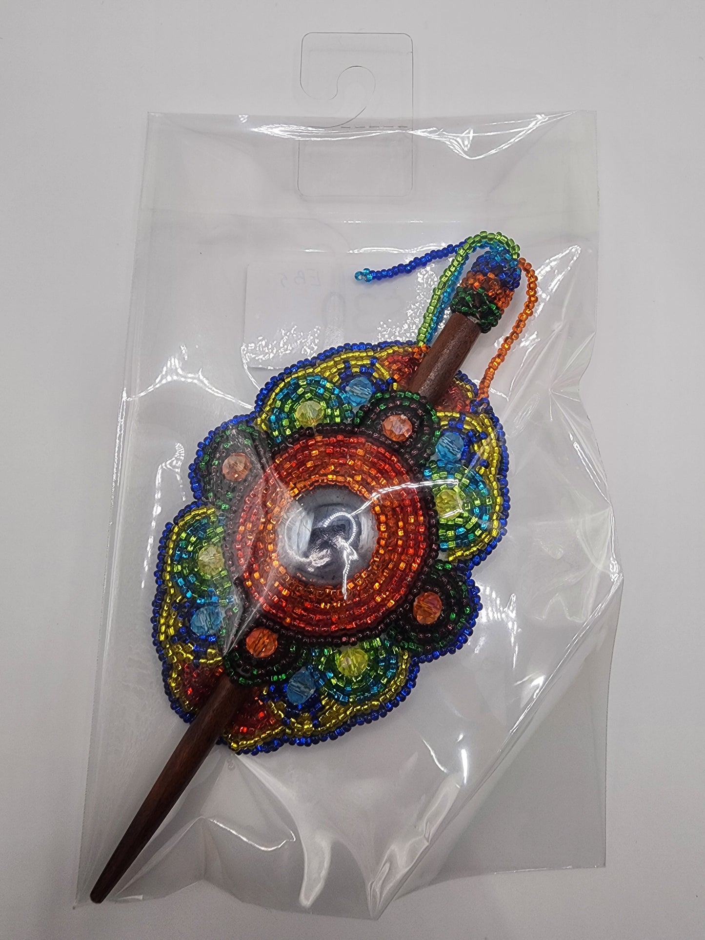 Large - Beaded - Stick Hair Clips - Assorted Colours