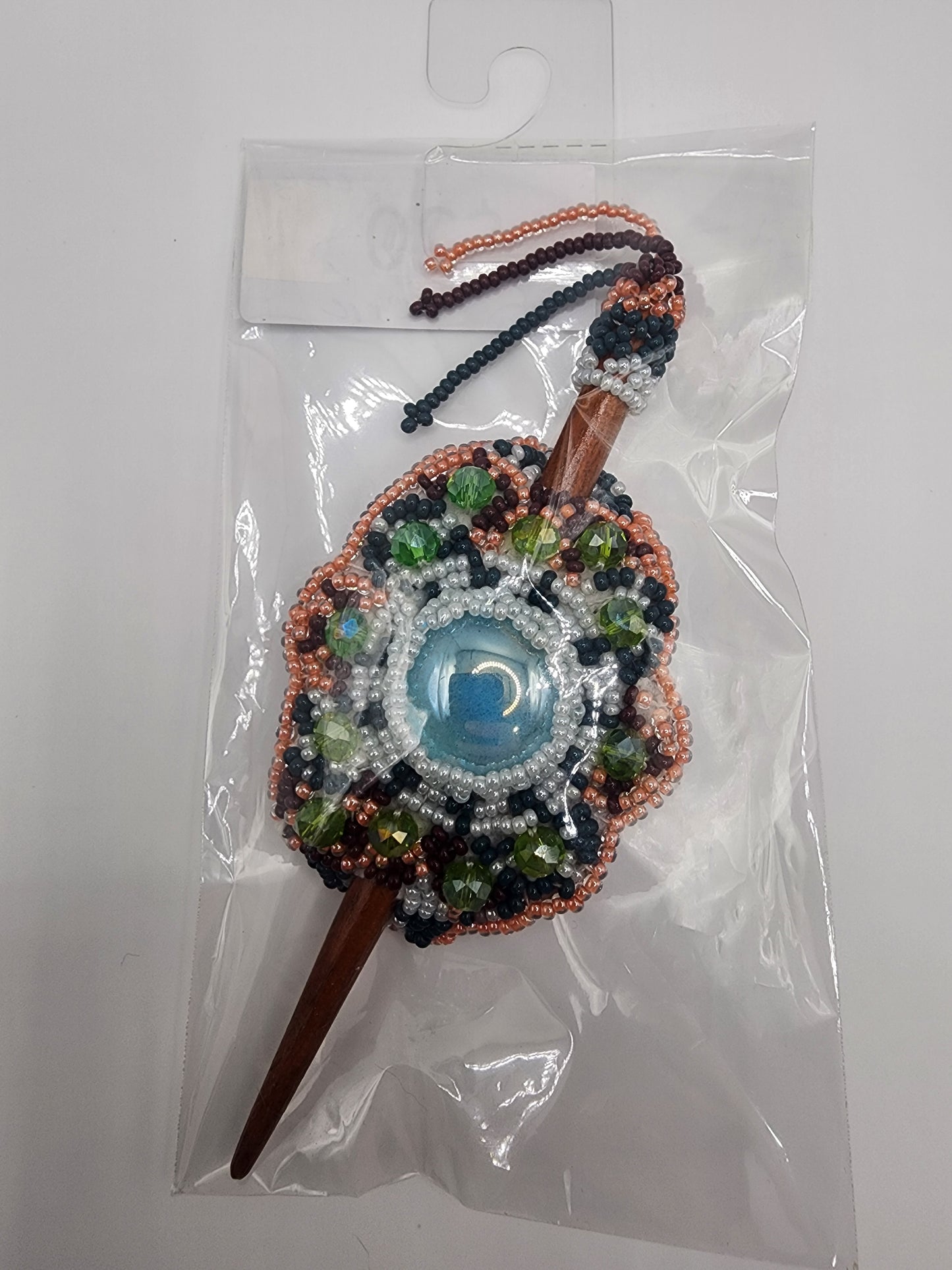 Small - Beaded - Stick Hair Clips - Assorted Colours