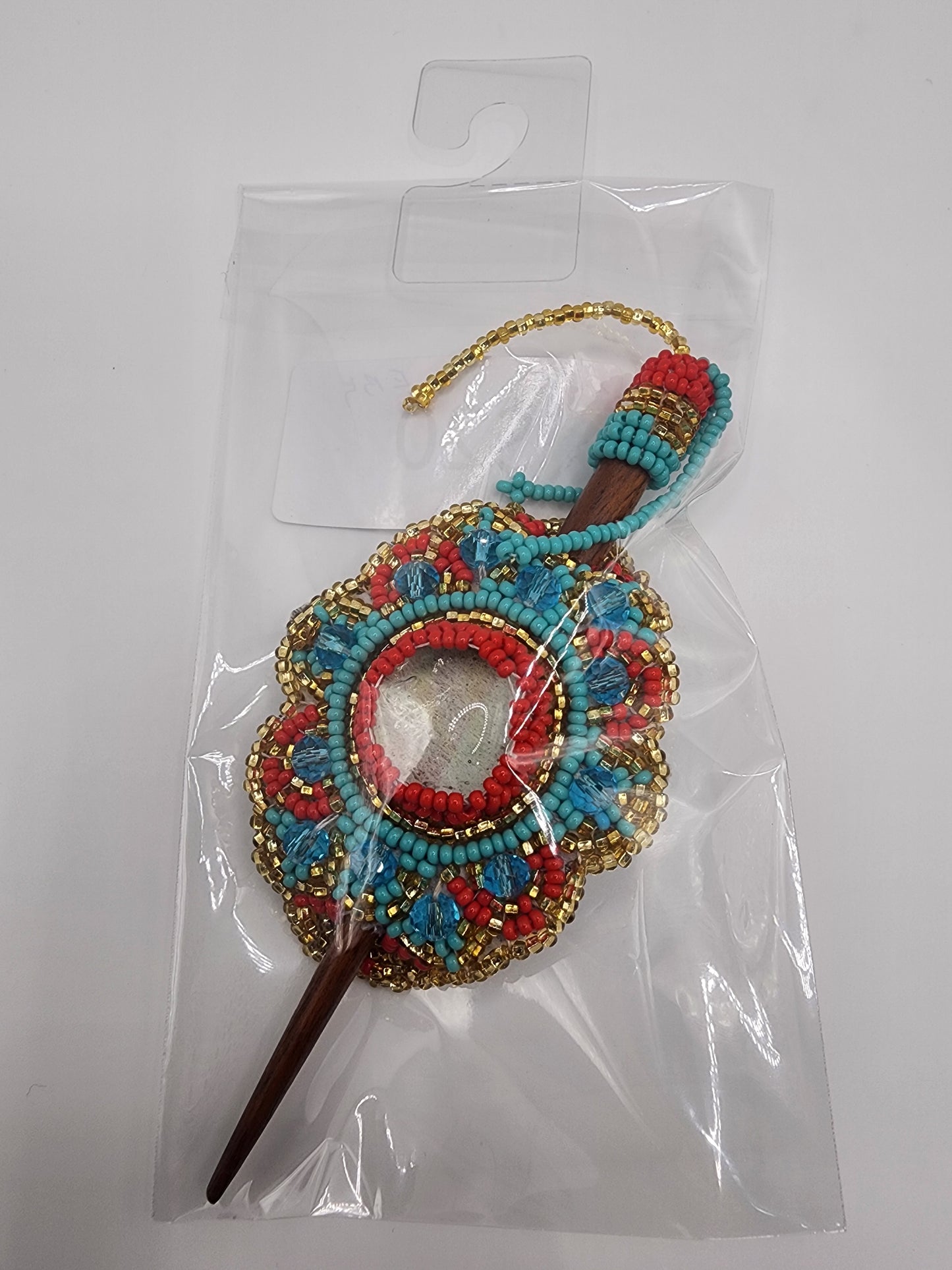 Small - Beaded - Stick Hair Clips - Assorted Colours