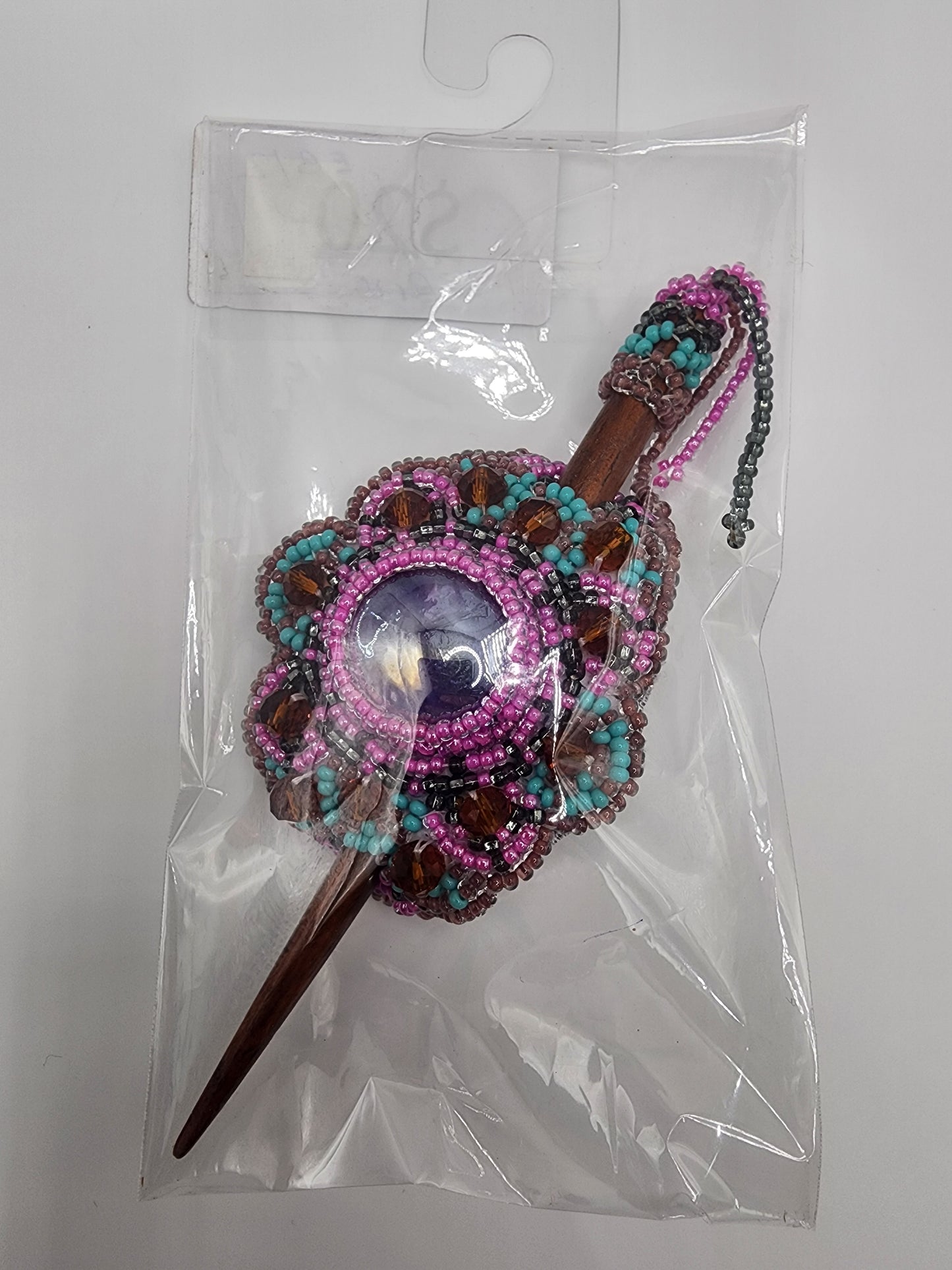 Small - Beaded - Stick Hair Clips - Assorted Colours