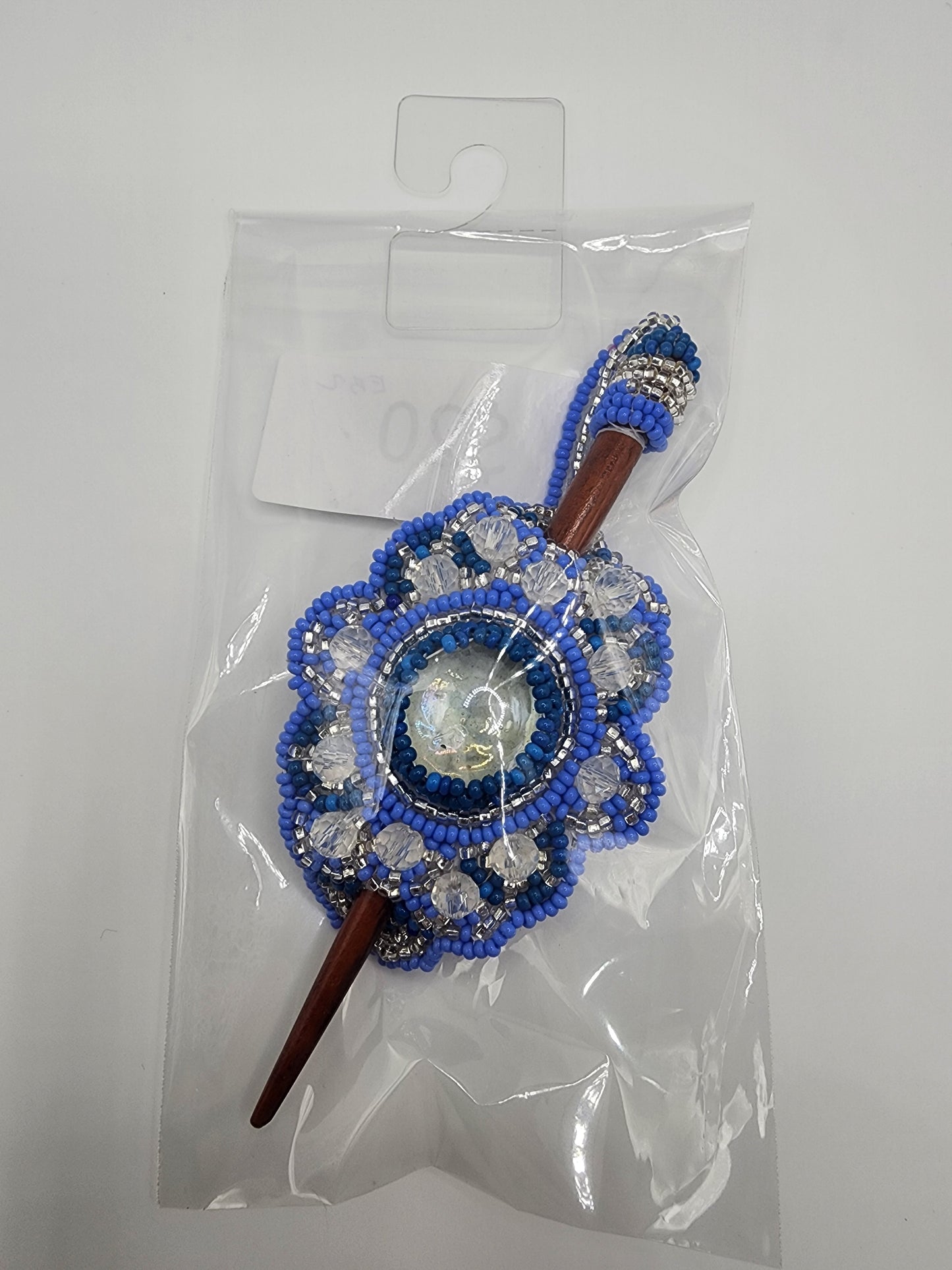 Small - Beaded - Stick Hair Clips - Assorted Colours