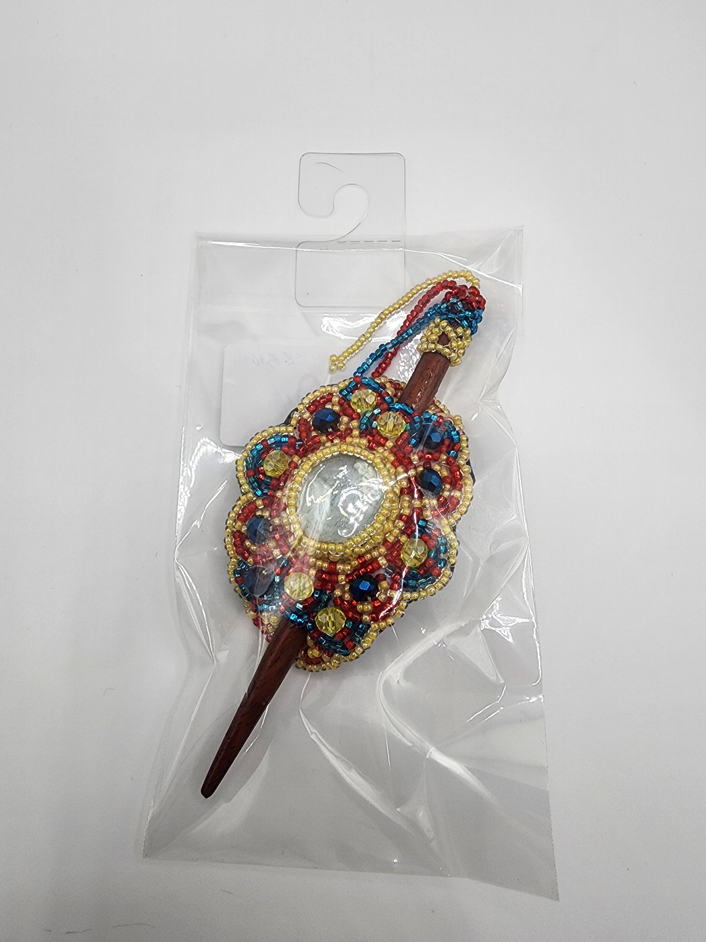 Small - Beaded - Stick Hair Clips - Assorted Colours