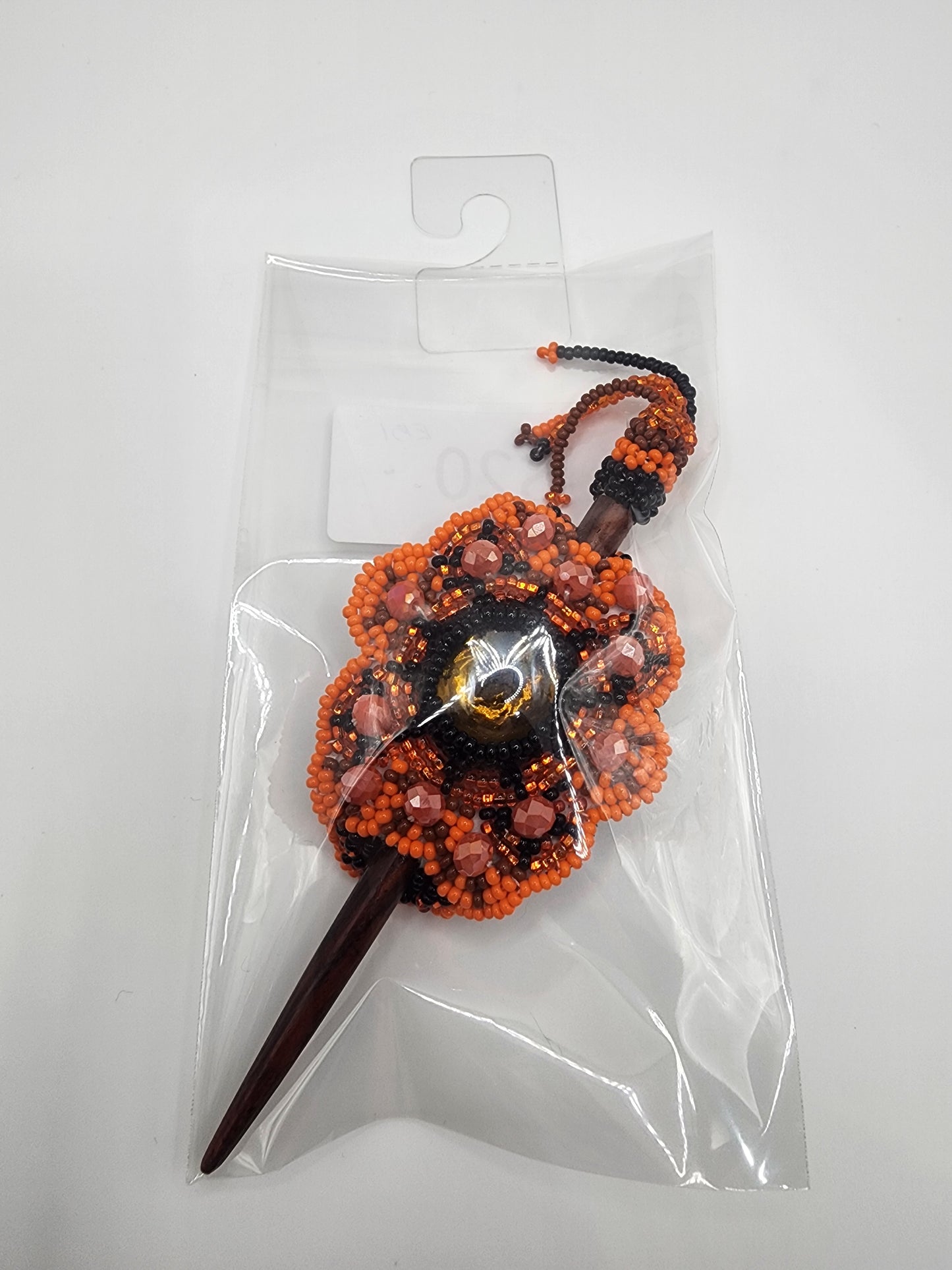 Small - Beaded - Stick Hair Clips - Assorted Colours