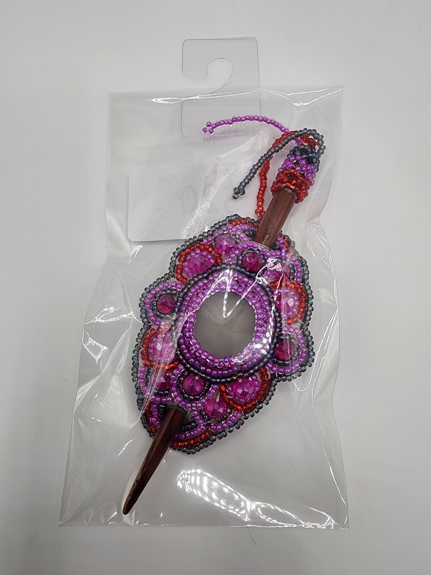 Small - Beaded - Stick Hair Clips - Assorted Colours