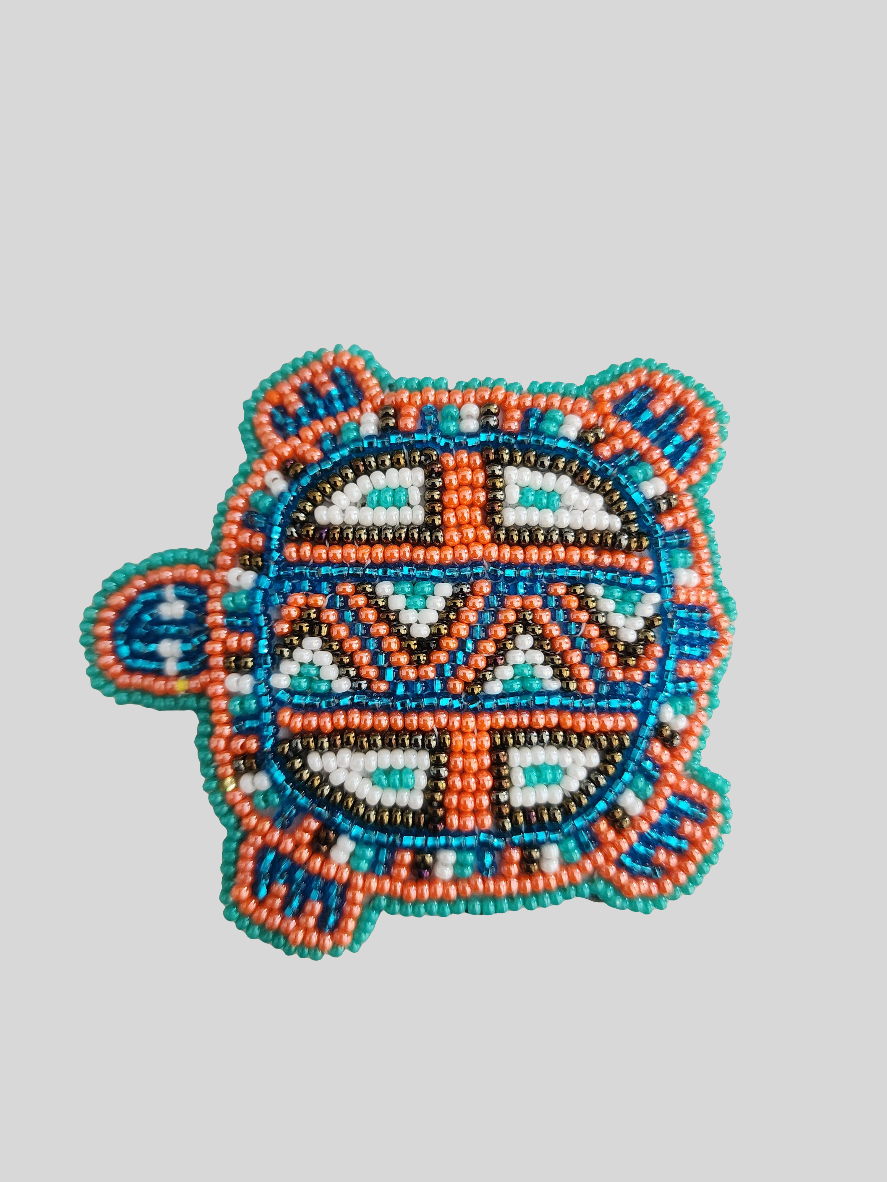 Beaded - Turtle Hair Clips - Assorted Colours