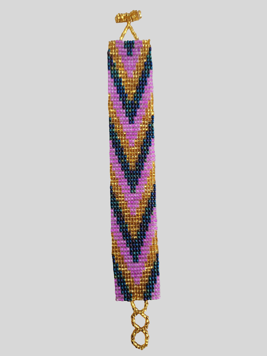 Guatemalan Seed Bead - Thick Strap - Bracelets - Assorted Colors