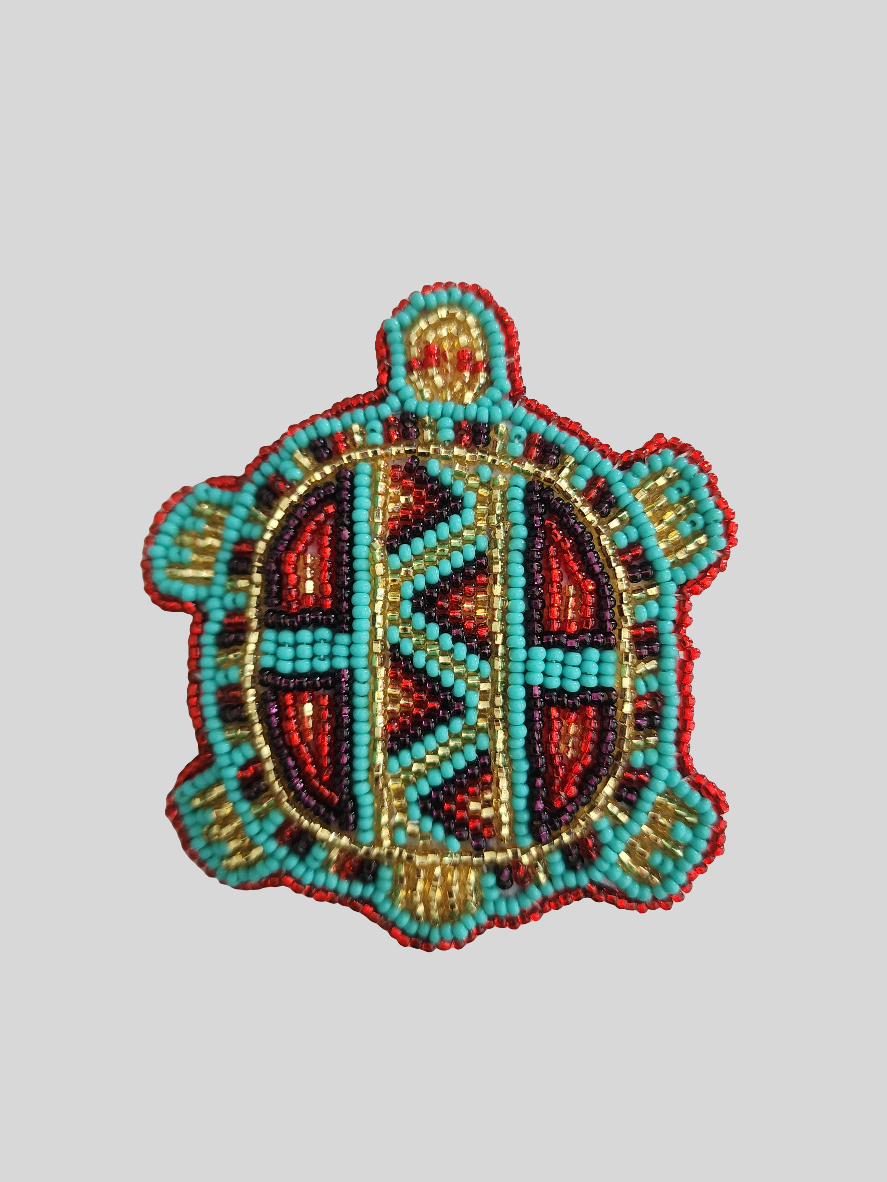 Beaded - Turtle Hair Clips - Assorted Colours