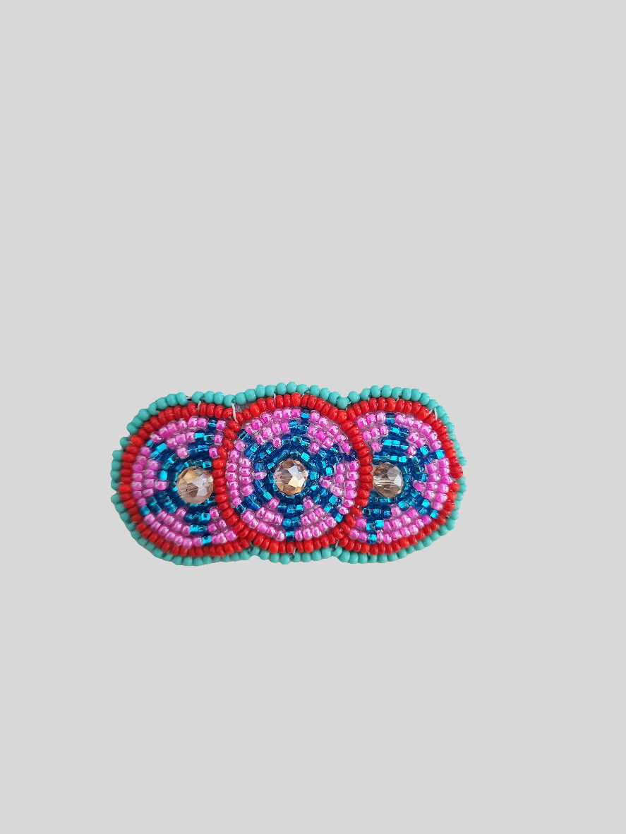Beaded - Hair Clips - Assorted Colours