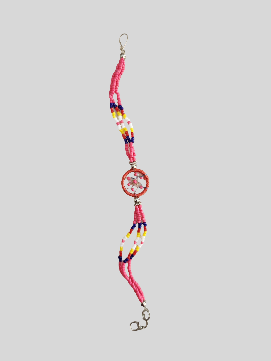 Dream Catcher - Beaded Multi Strand - Bracelets - Assorted Colors
