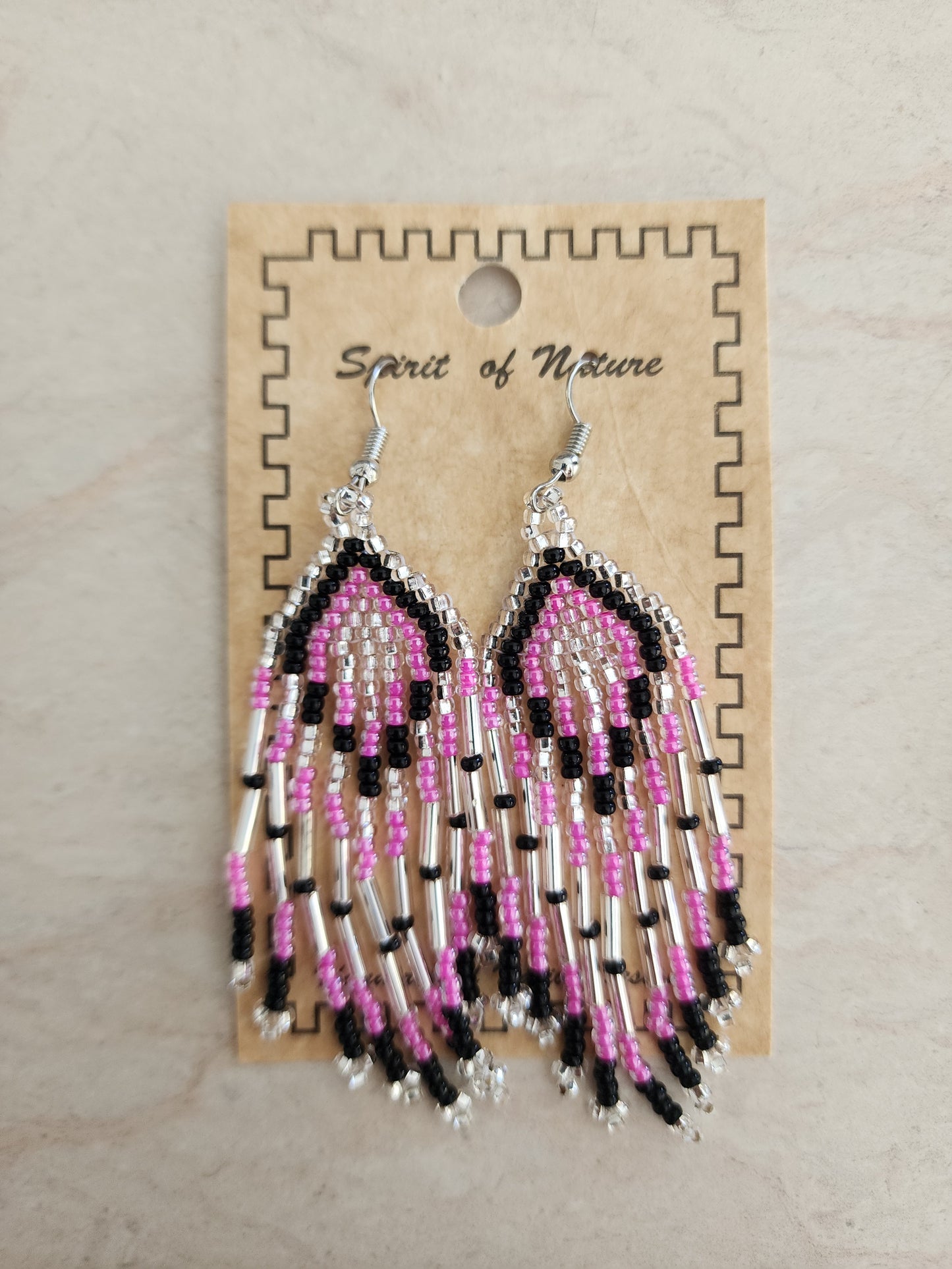 Beaded - Dangle Earrings - Assorted Colours