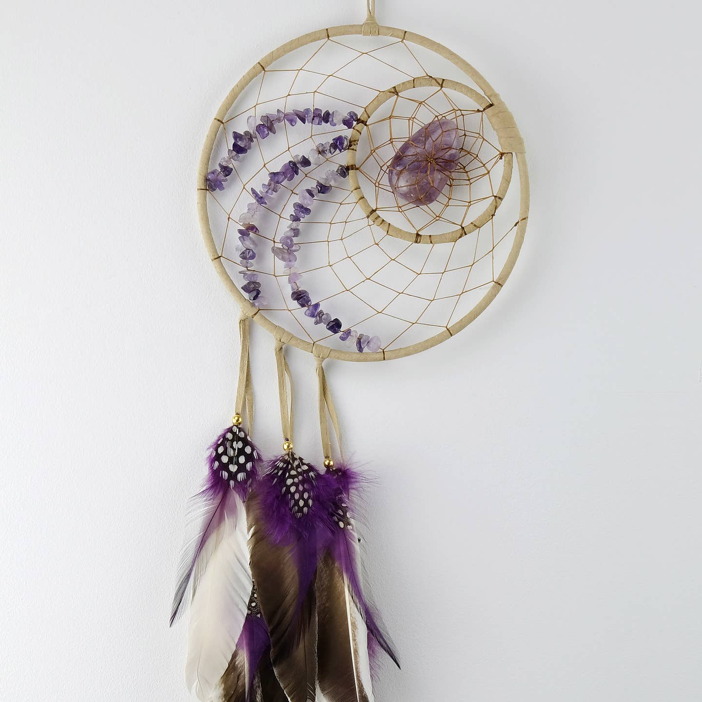 Energy - Dream Catcher with Amethyst Stones