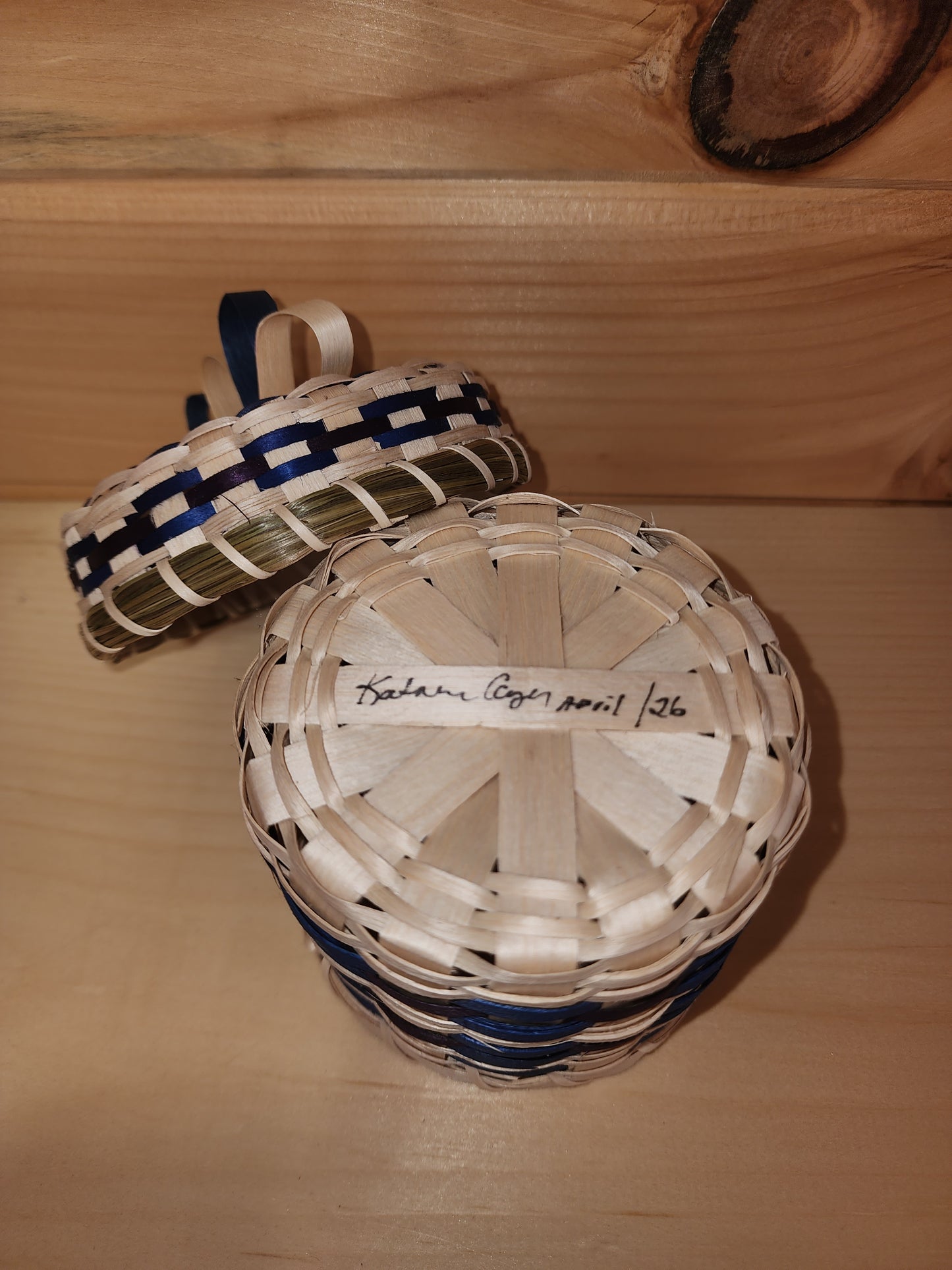Ash Basket Purple Trim