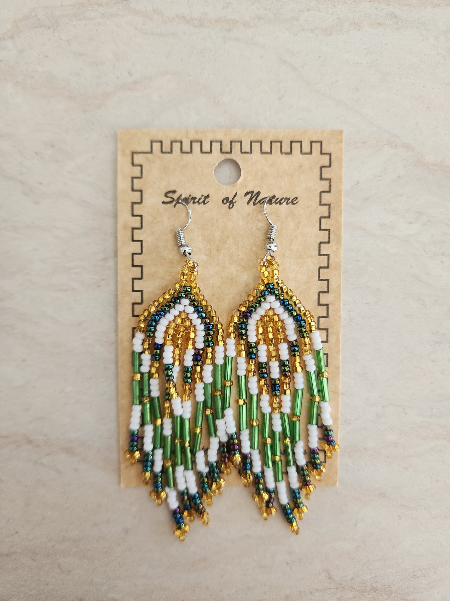 Beaded - Dangle Earrings - Assorted Colours