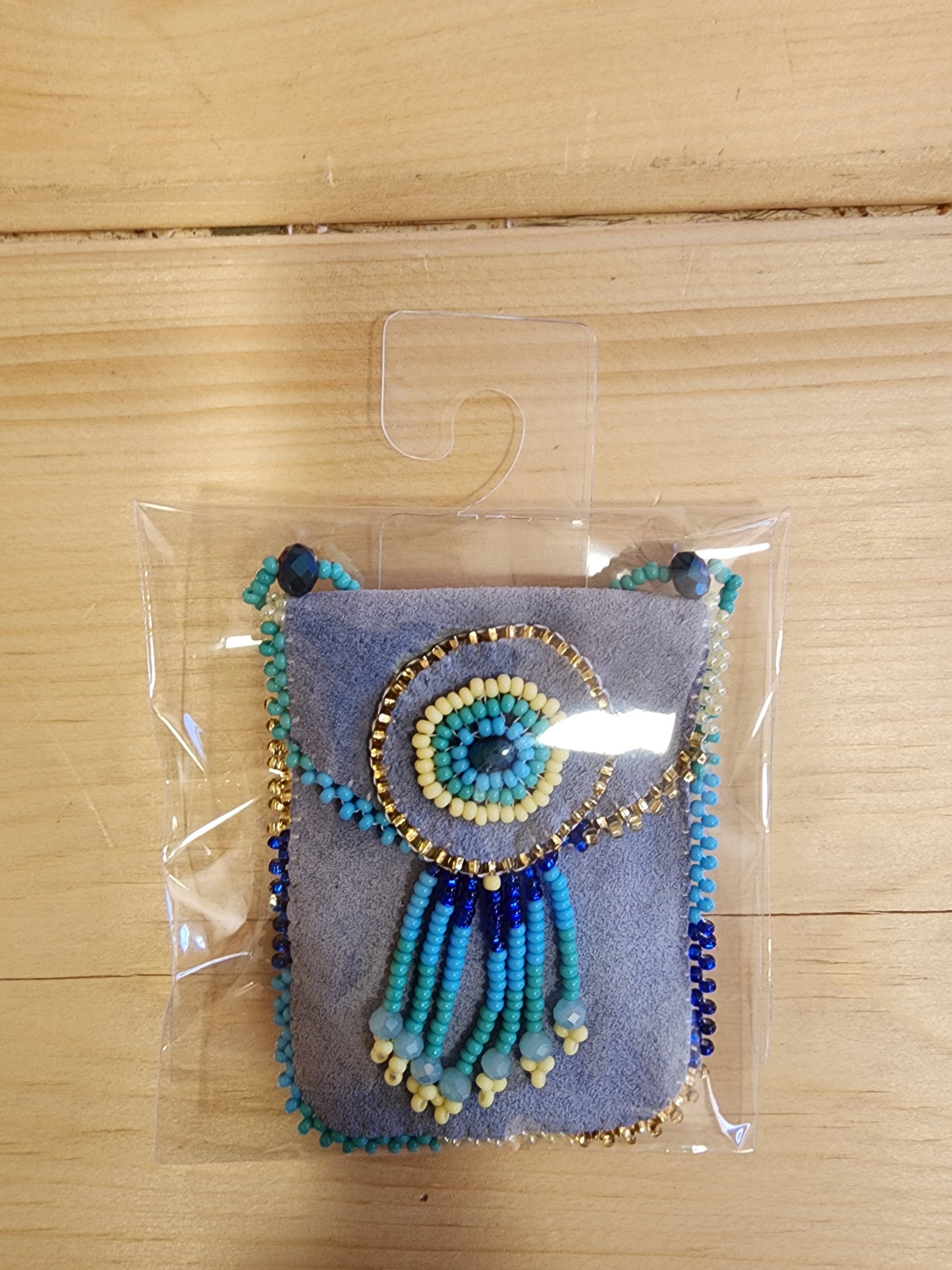 Beaded - Suede Medicine Pouch