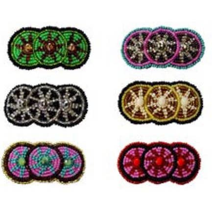 Beaded - Hair Clips - Assorted Colours