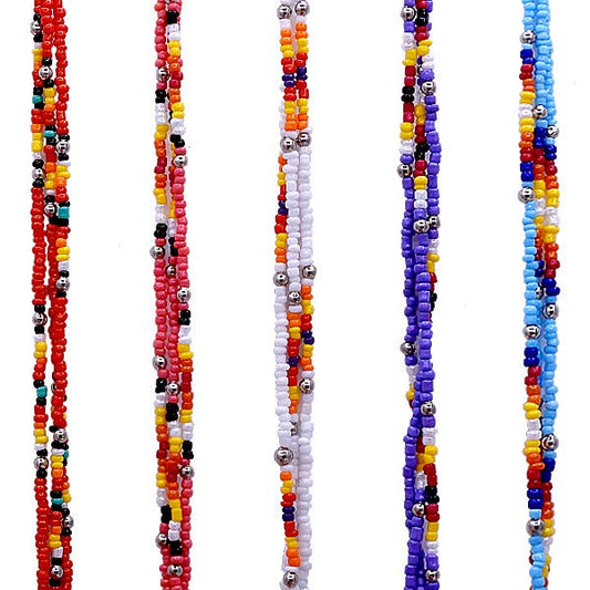 Beaded - Multi Strand - Bracelets - Assorted Colors