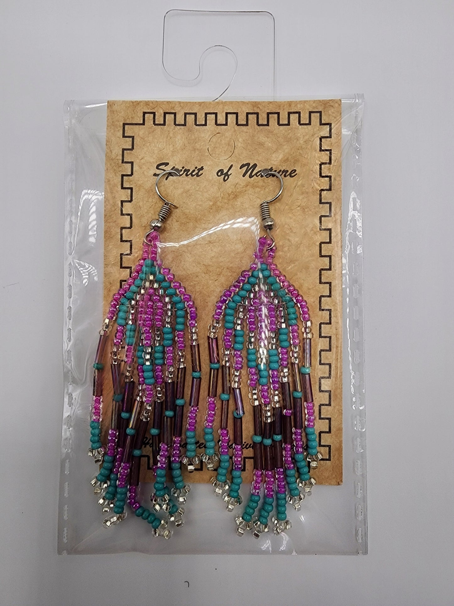 Beaded - Dangle Earrings - Assorted Colours