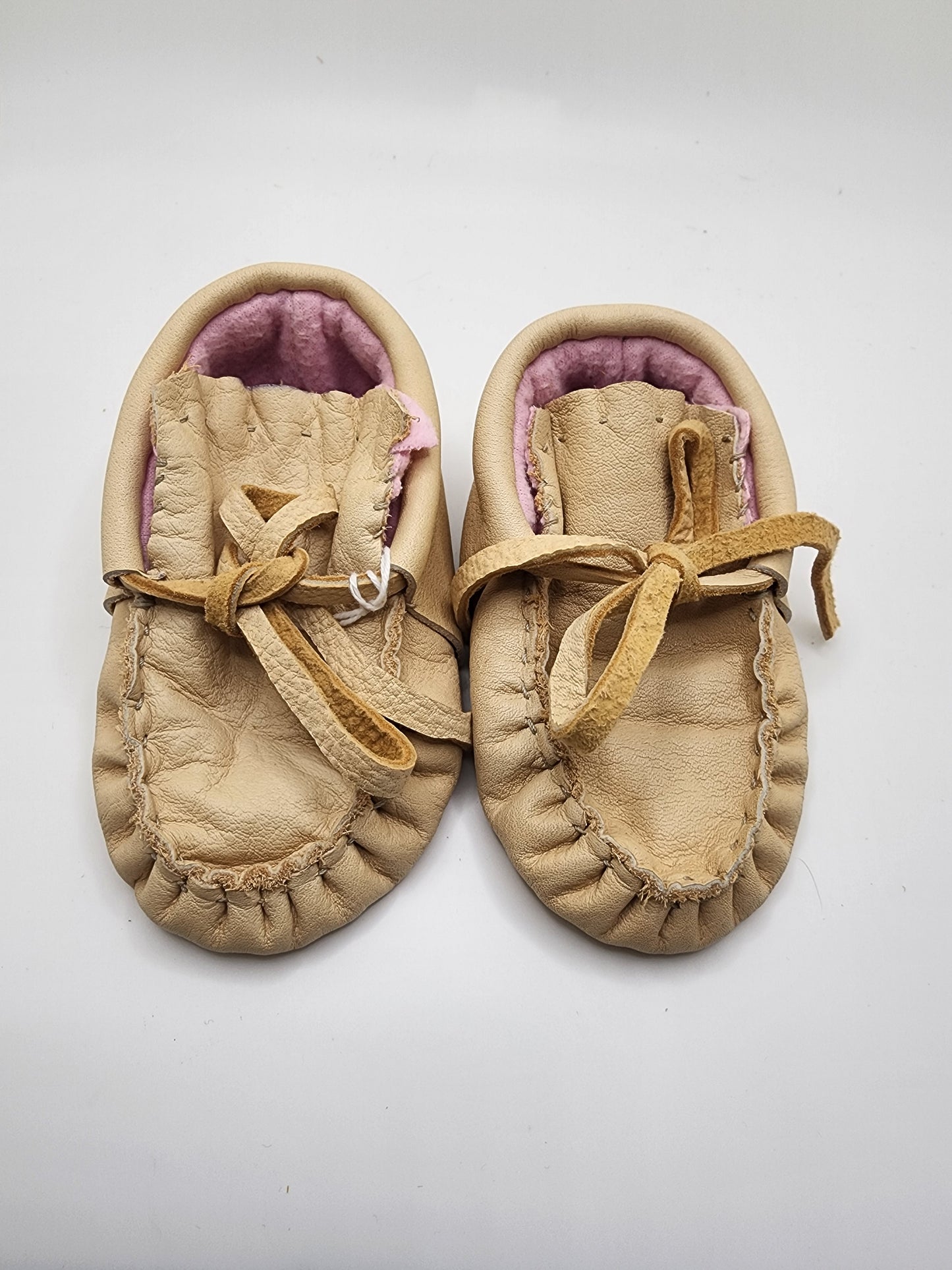 Leather Moccasins - Size 3.5(U.S)