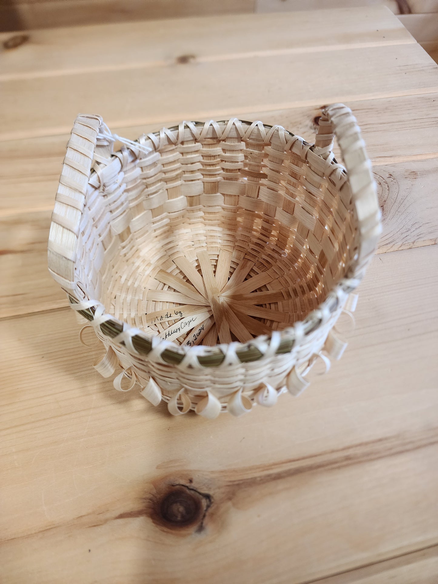 Ash Berry Basket - with Sweetgrass Rim