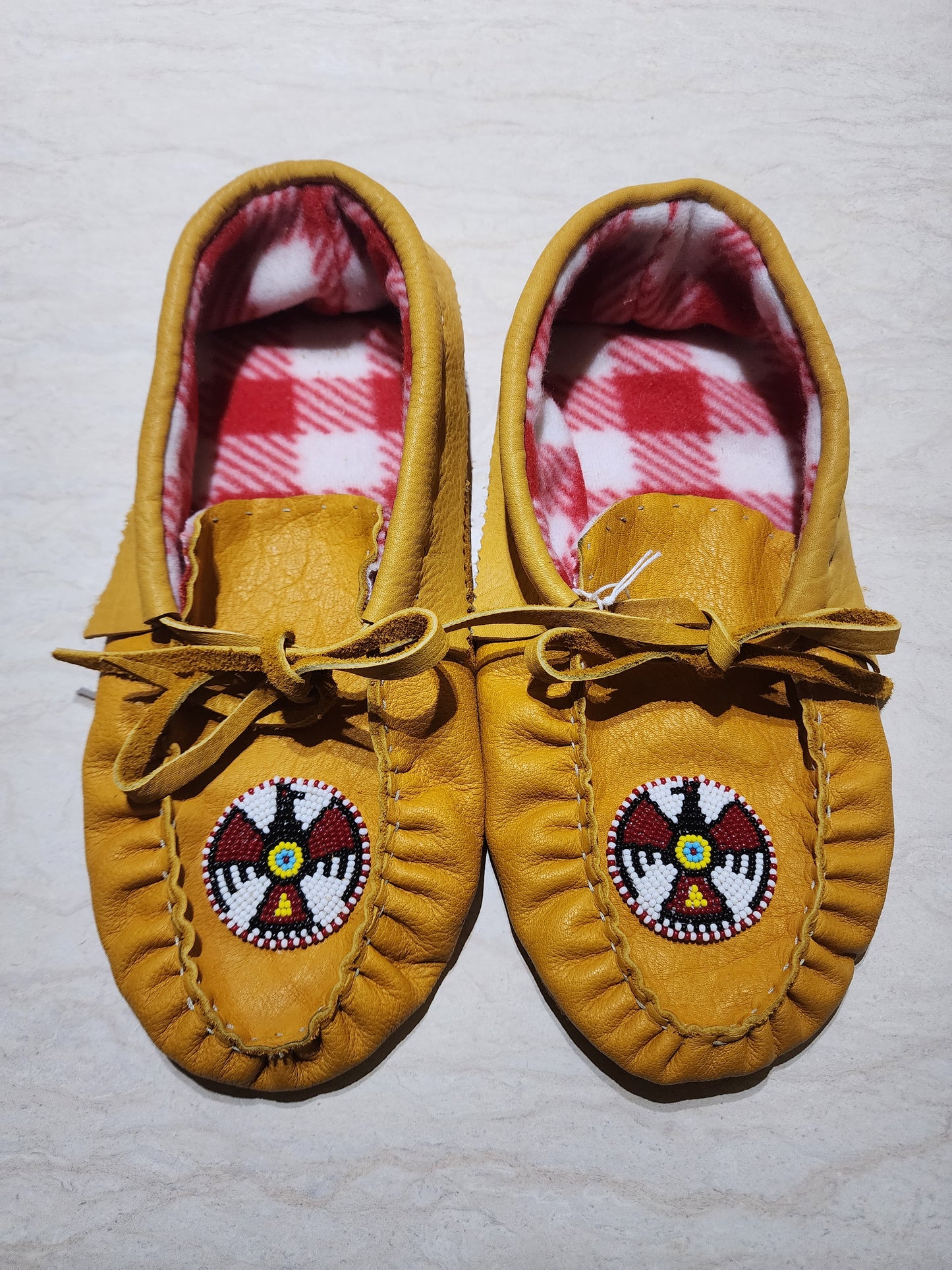 Leather Moccasins - Size 9  (U.S.)