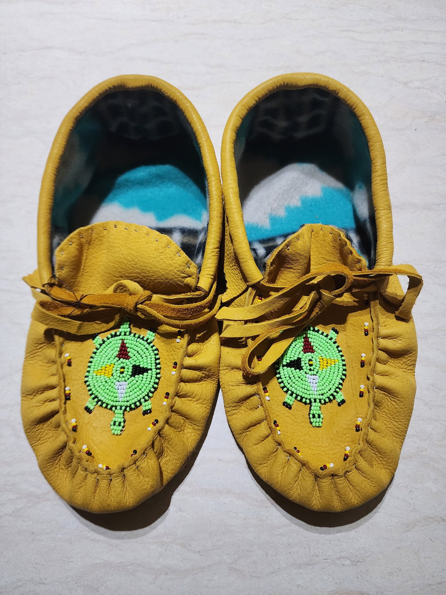 Leather Moccasins - Size 9 (U.S.)