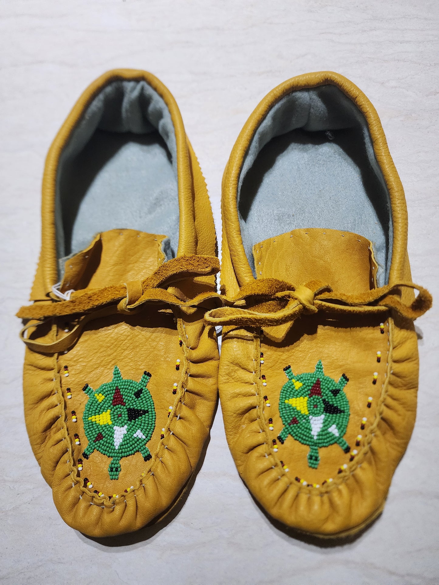 Leather Moccasins - Size 14(U.S)