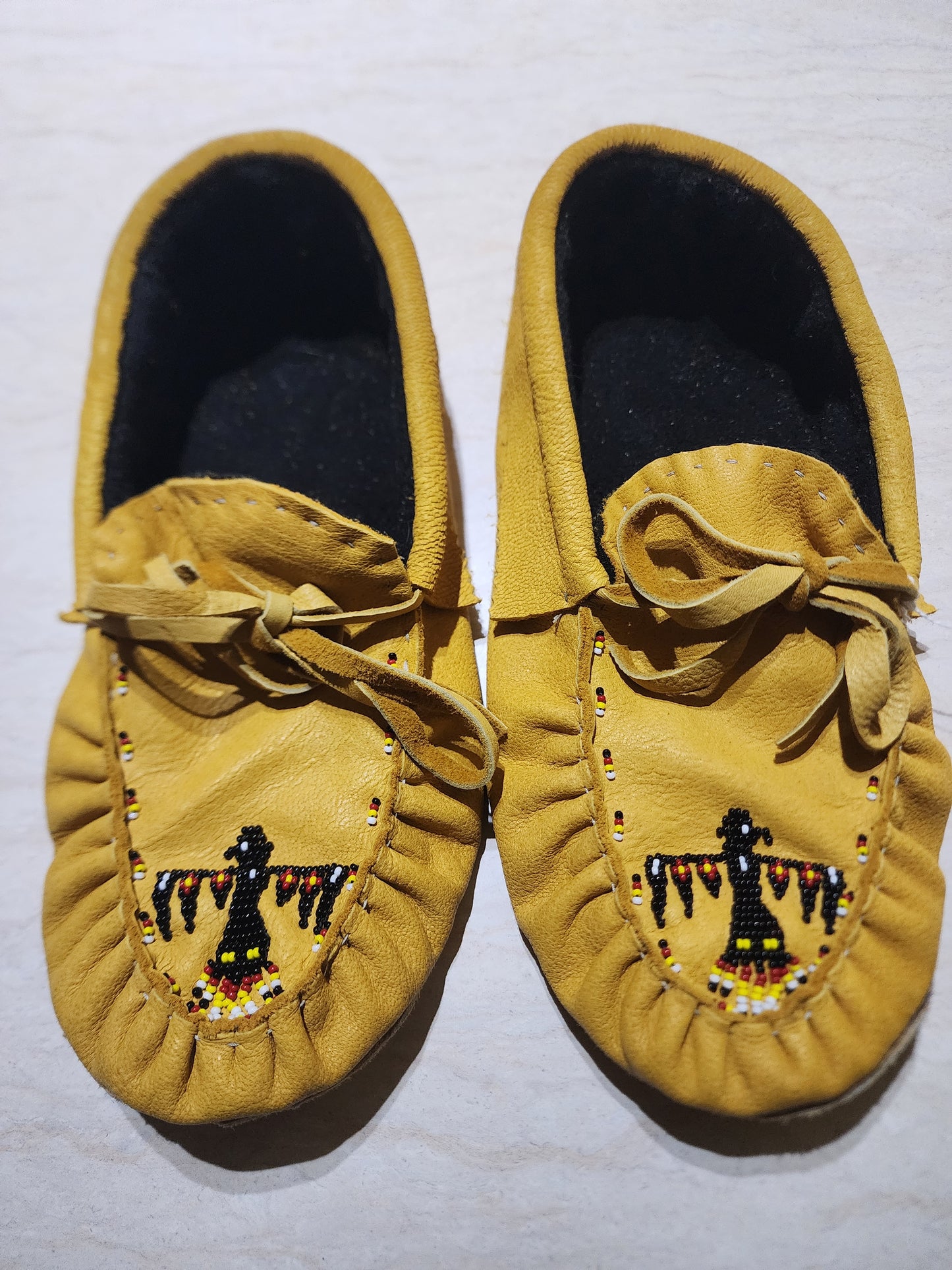 Leather Moccasins - Size 10(U.S.)