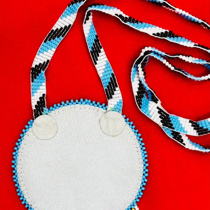 Cyan Blue Eagle Medallion