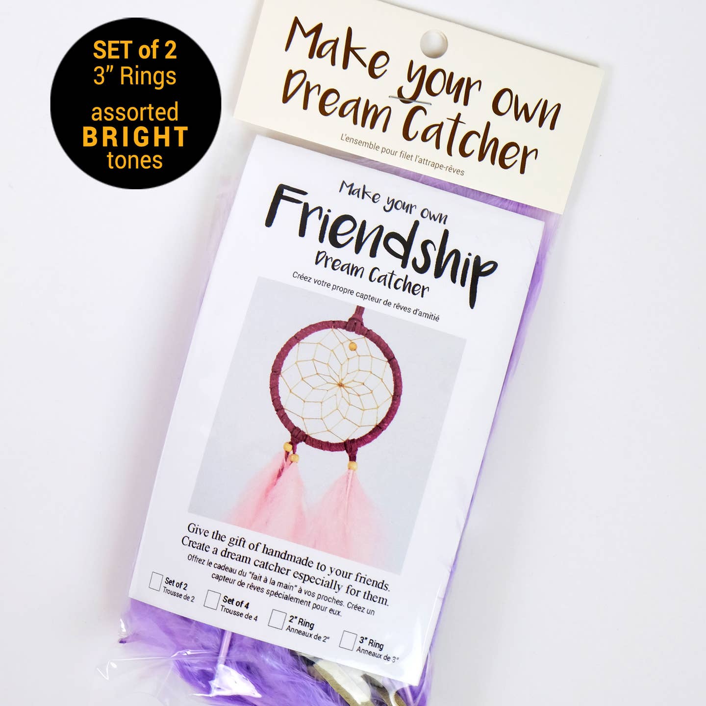 Dream Catcher 3" Friendship Kit - Bright