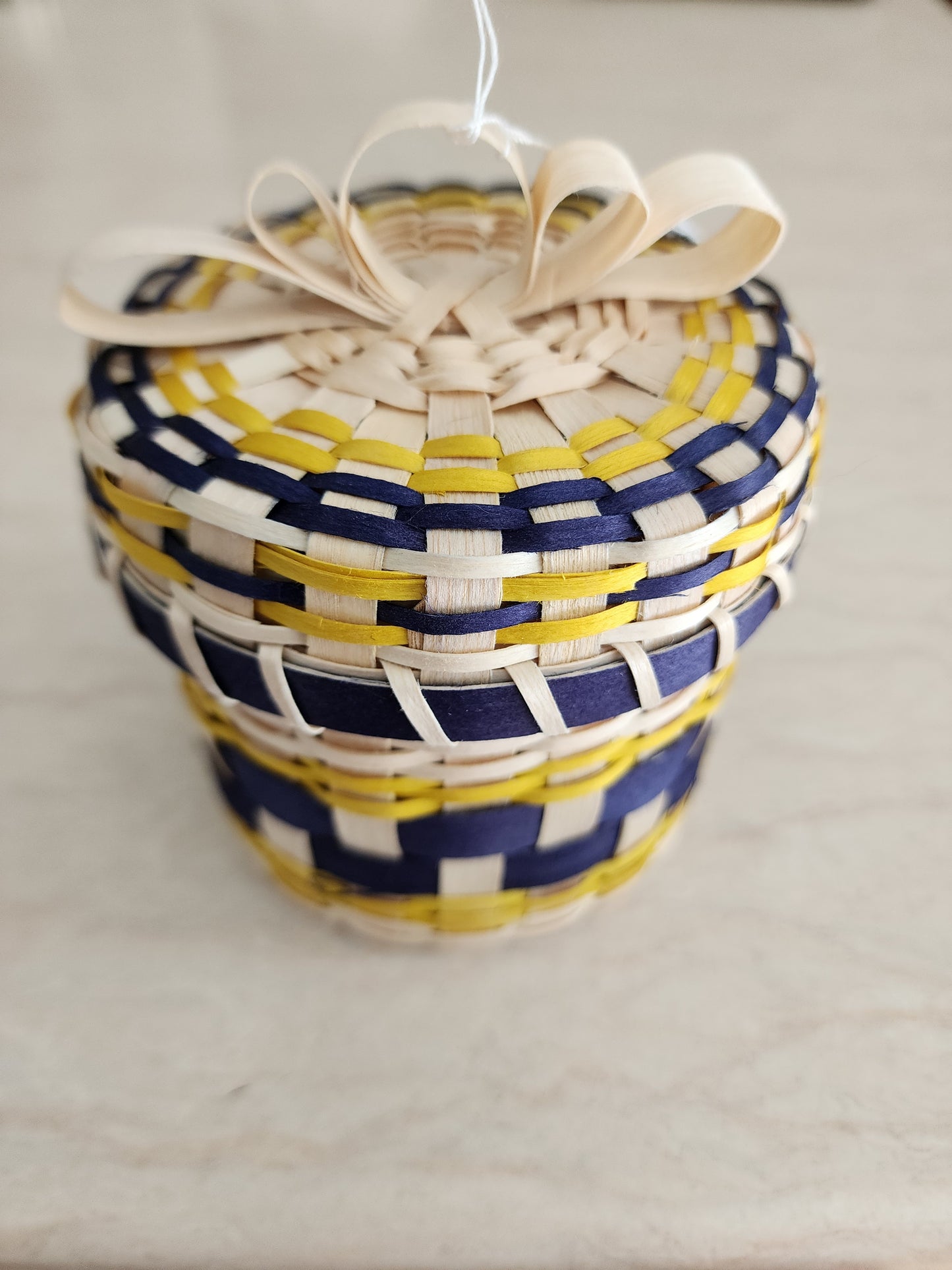 Blue and Yellow Trim