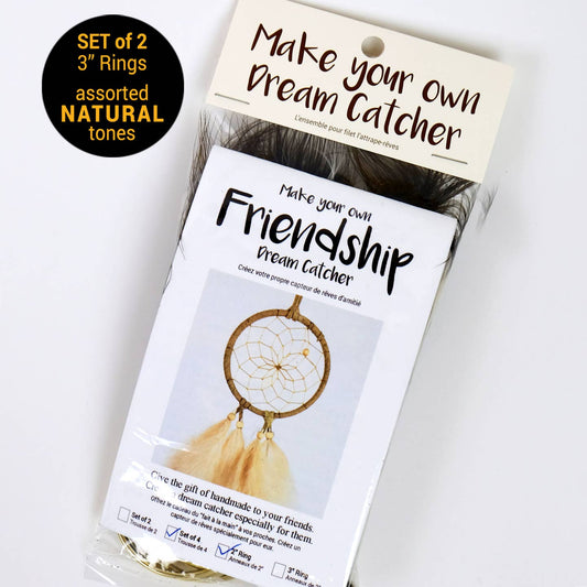 Traumfänger 3" Freundschafts-Kit - Natur