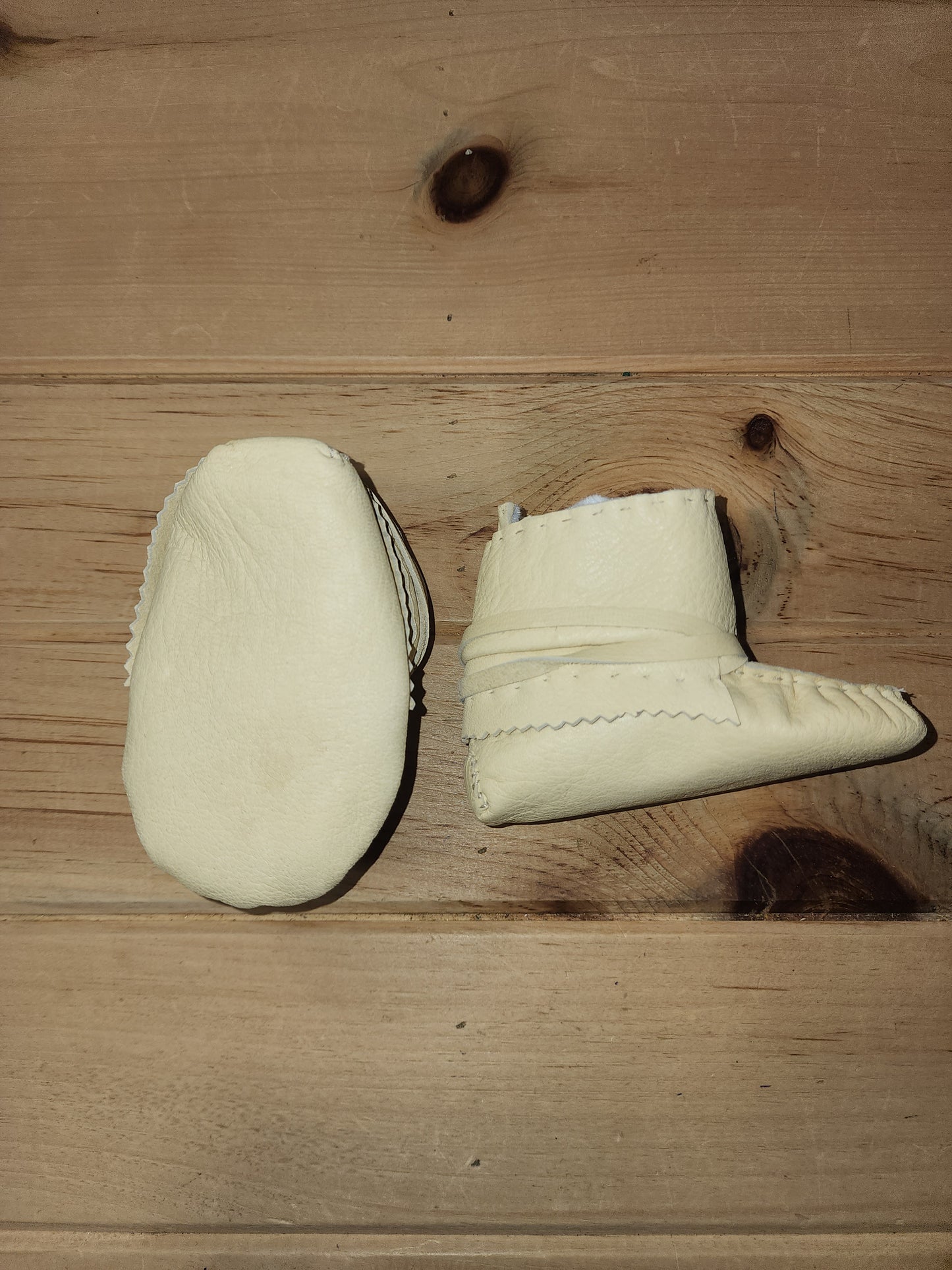 Cache-mocassins en cuir Taille 5