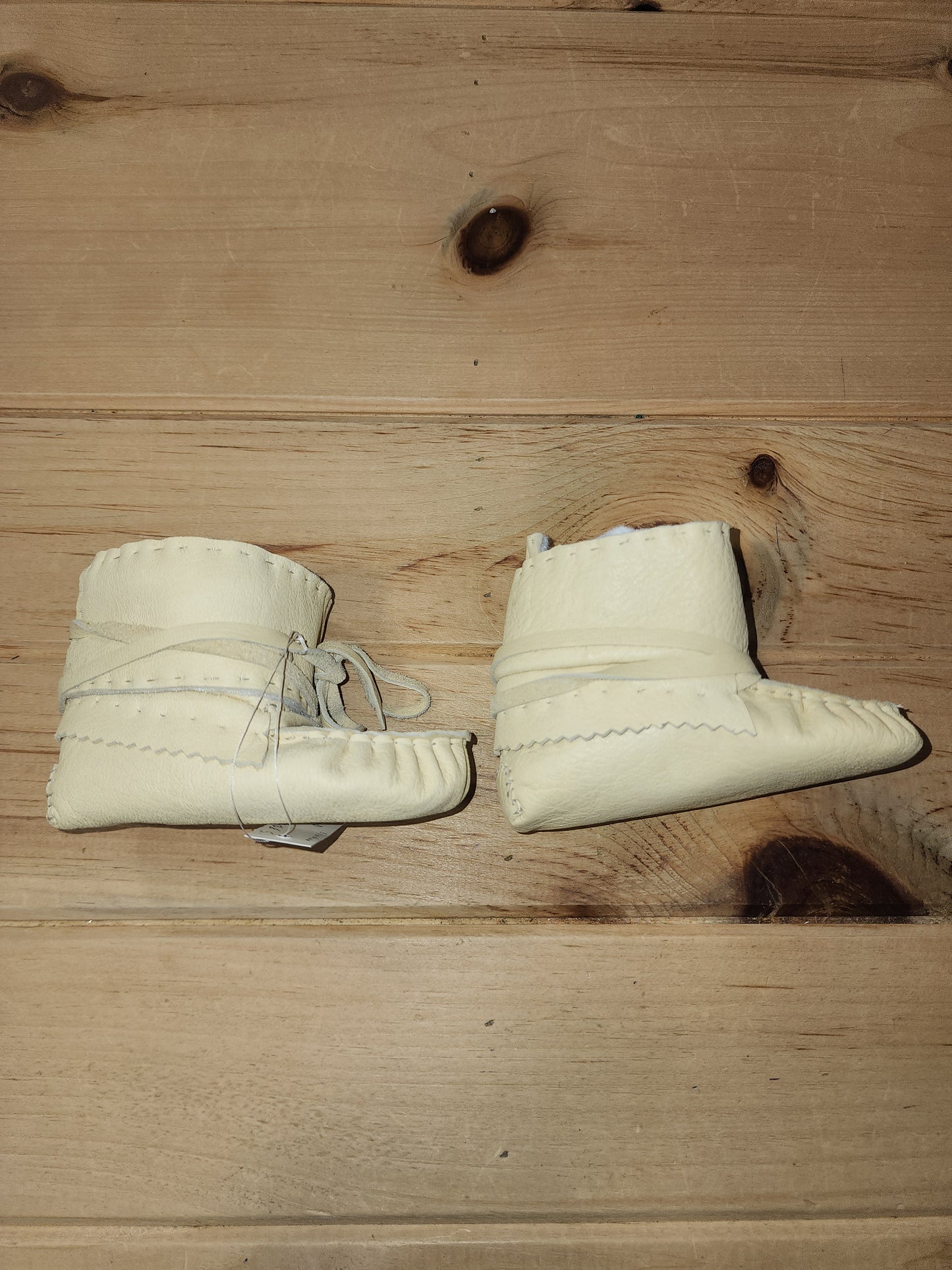 Cache-mocassins en cuir Taille 5