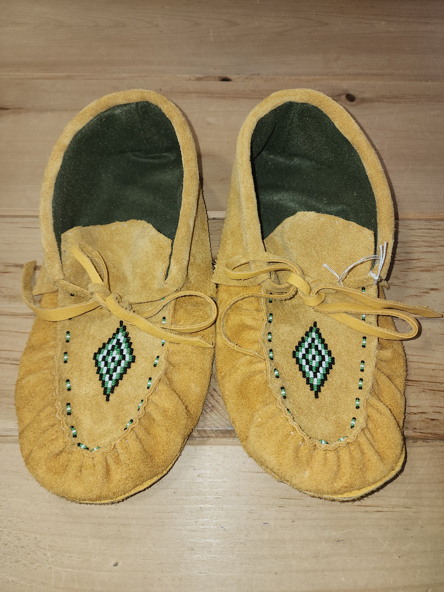 Leather Seude Moccasins Size 12