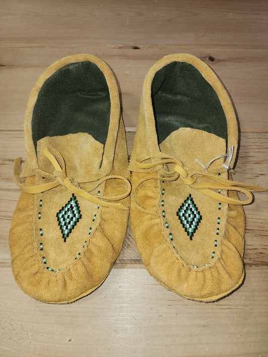 Leather Seude Moccasins Size 12