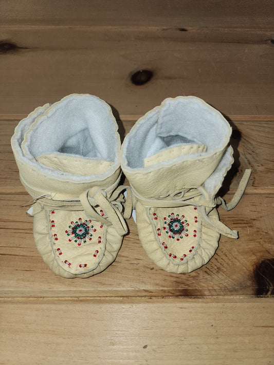 Cache-mocassins en cuir Taille 5