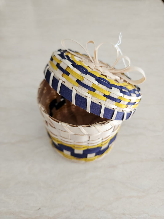 Blue and Yellow Trim