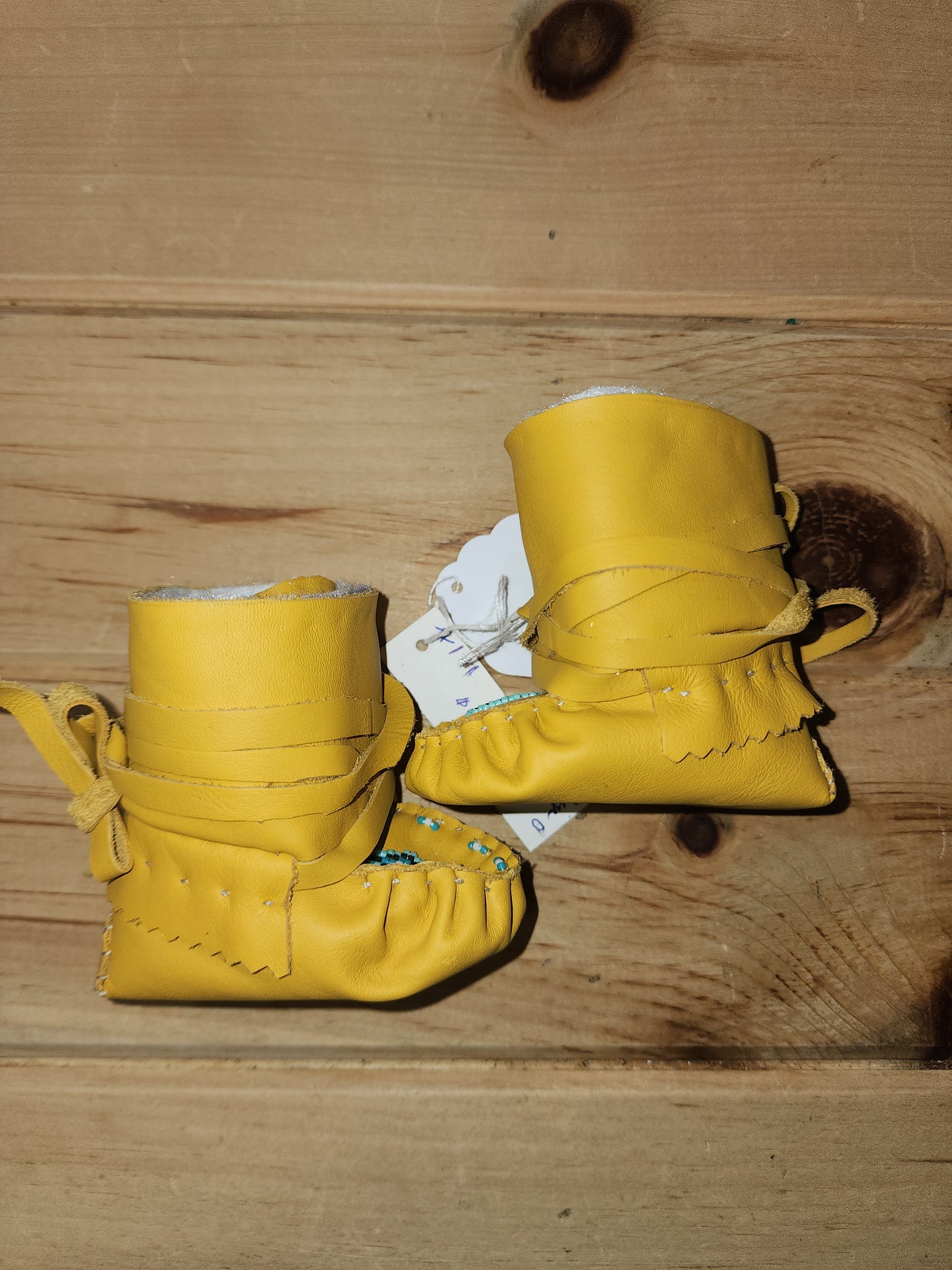 Leather Moccasin Wraps Size 0