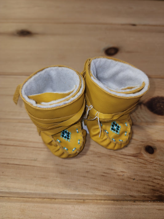 Chaussons en cuir taille 0