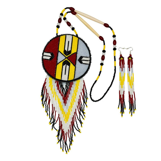 Großer 4-farbiger Medaillon