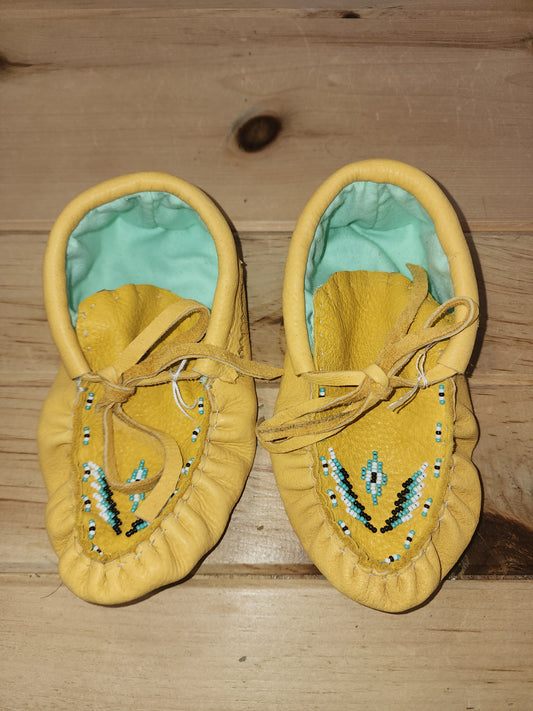 Leather Moccasins Size 2