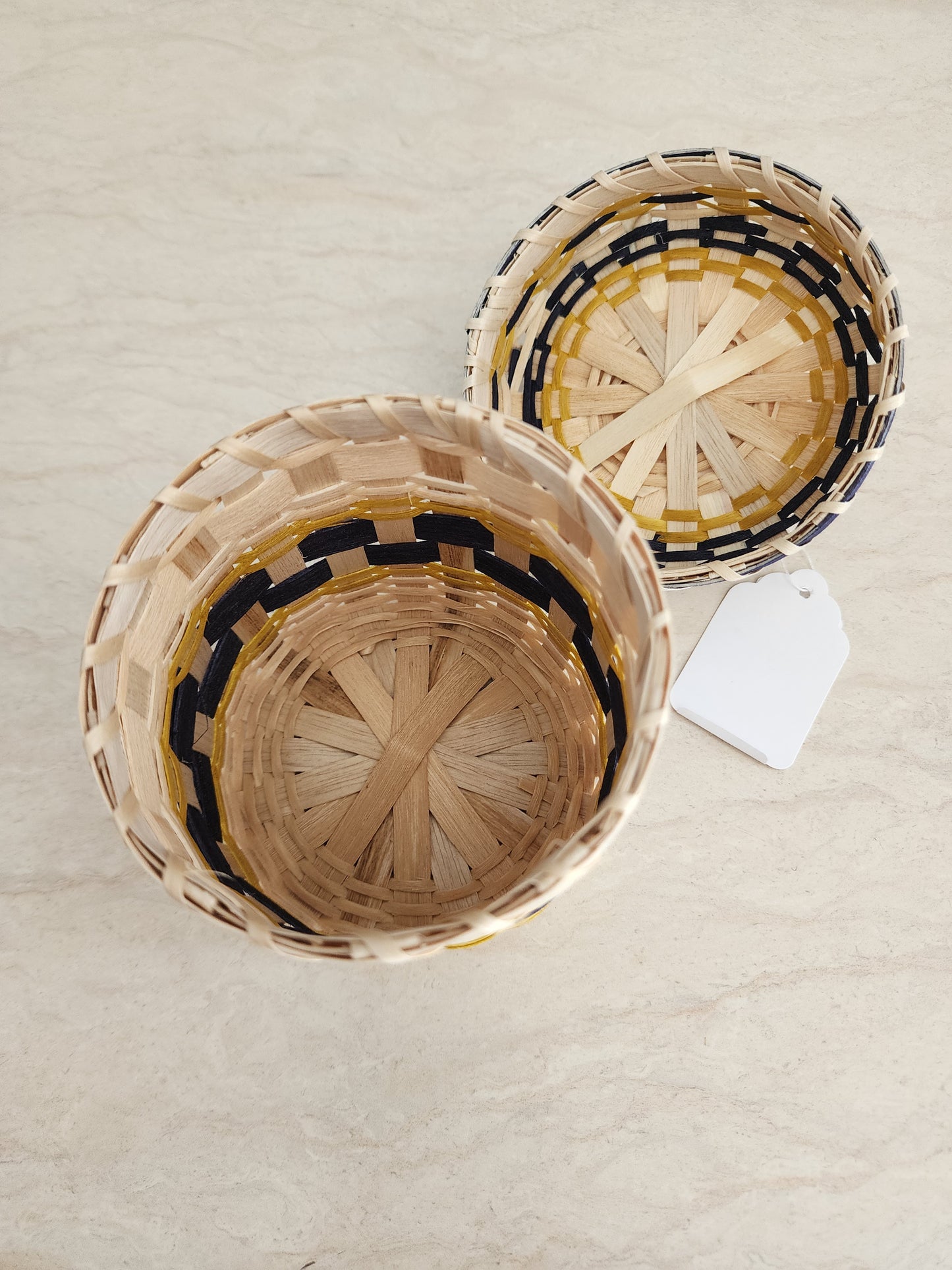 Blue and Yellow Trim