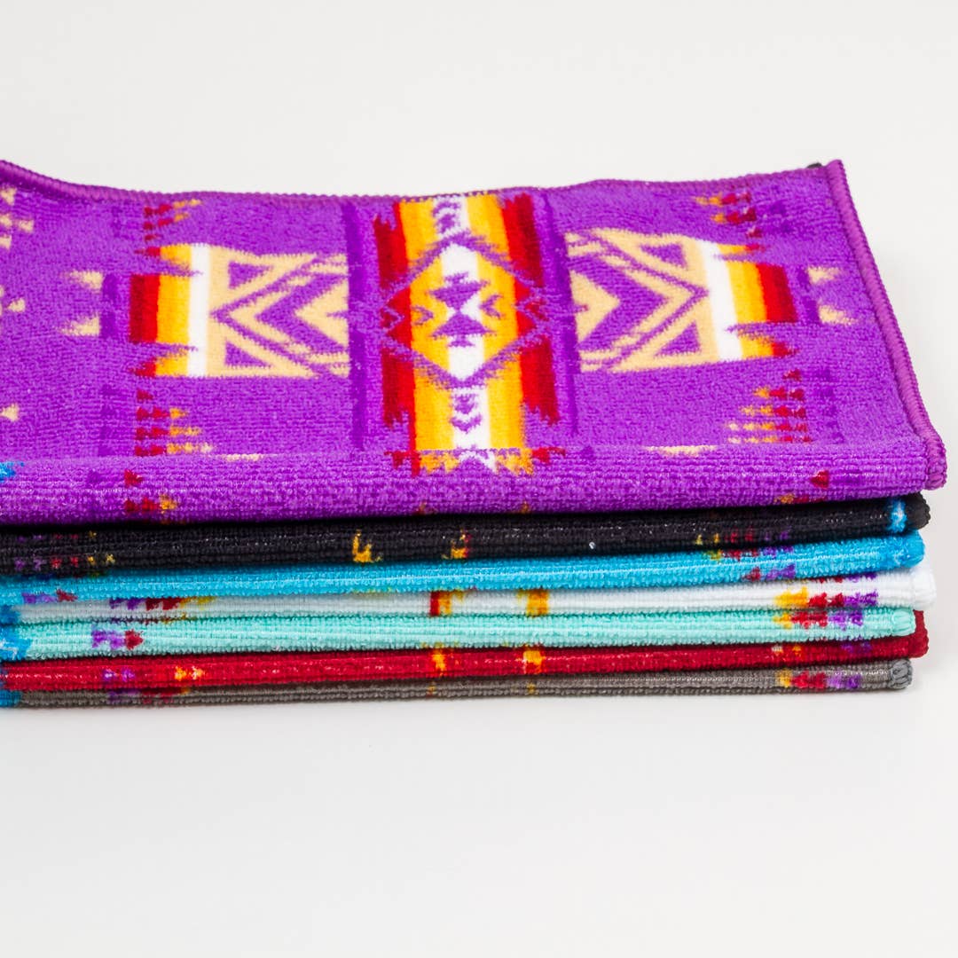Native Design - Face Towels - Assorted Colors