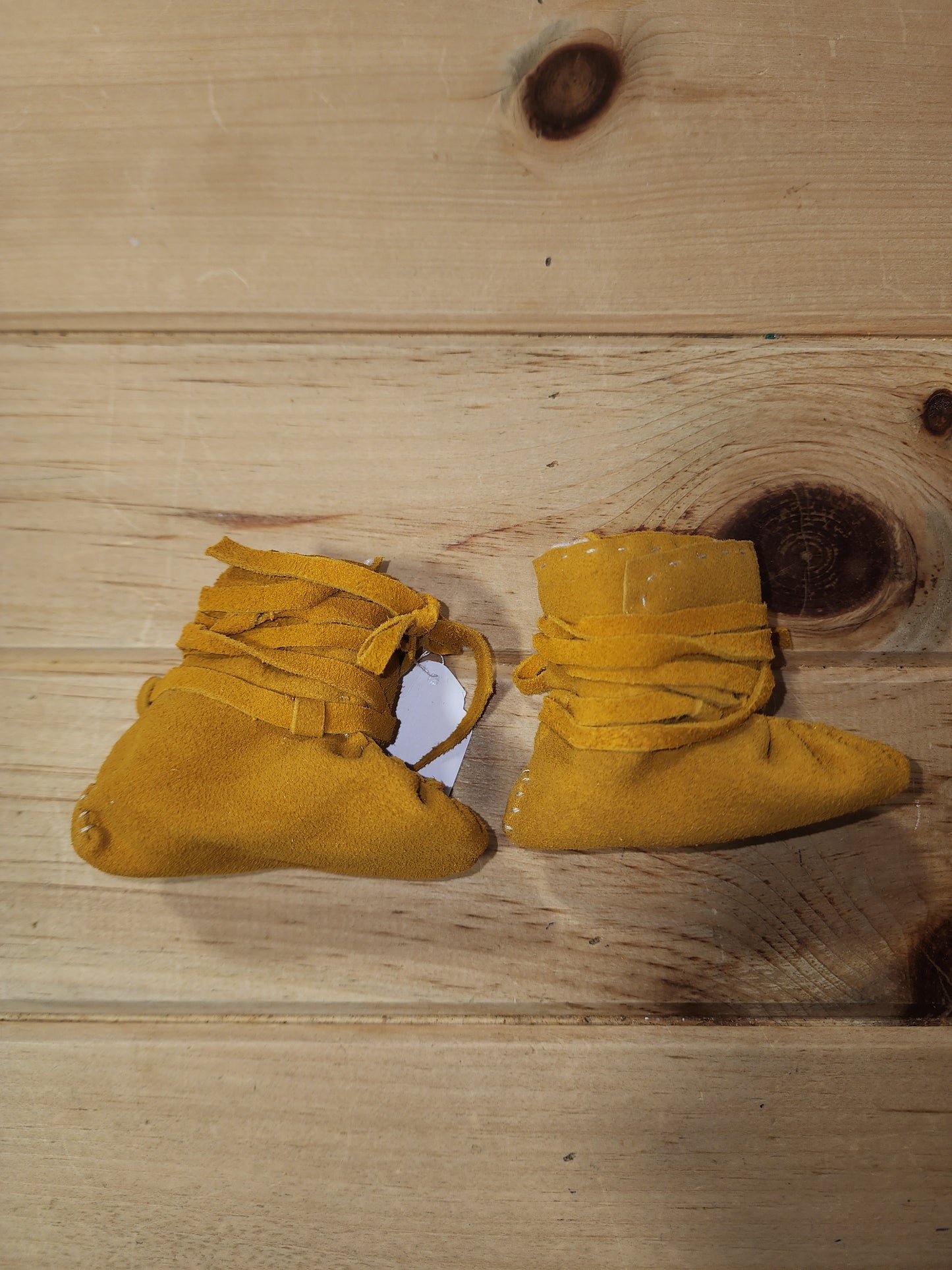 Chaussons en daim cuir style mocassin Taille 0
