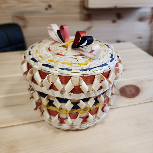 Large - Multi Coloured - Ash Basket